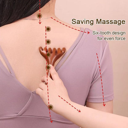 🔥 BUY 1 GET 1 FREE! ✨Six-claw Meridian Massage Comb🌿💆‍♀️