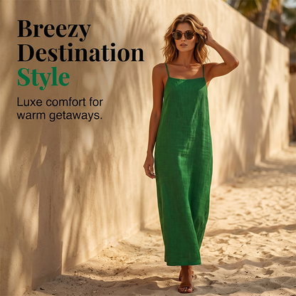 👗 LIMITED-TIME 50% OFF! ✨ Women's Casual Solid Color Slip Dress