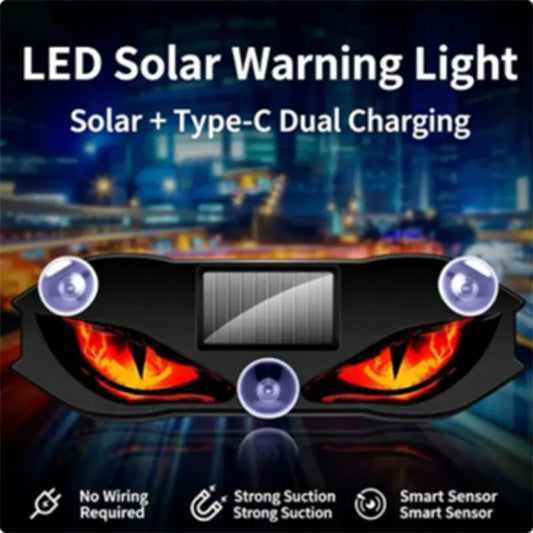 Buy 2 Get 70% OFF！！🚗🔆 Solar-Powered LED Car Warning Light – Each – Solar-powered, weatherproof, automatic activation at dark – for more safety on the roadside. 🔥🛡️