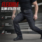 Men Waterproof Slim Fit Cargo Trousers