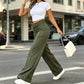 🎉 2026 Sale — Over 34,000 Sold! 👖 High-Waist Straight Pants – Polished ✨