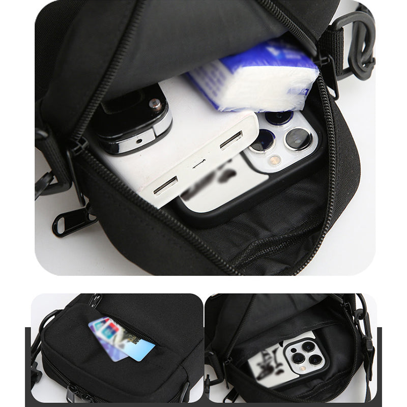 Compact Multi-Pocket Crossbody Phone Bag