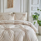 🎉 2026 Sale — Over 28,000 Sold! 🧵 Pinch Pleat Duvet Cover Set｜Wrinkle-Resistant Luxury Bedding ✨