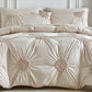 🎉 2026 Sale — Over 28,000 Sold! 🧵 Pinch Pleat Duvet Cover Set｜Wrinkle-Resistant Luxury Bedding ✨