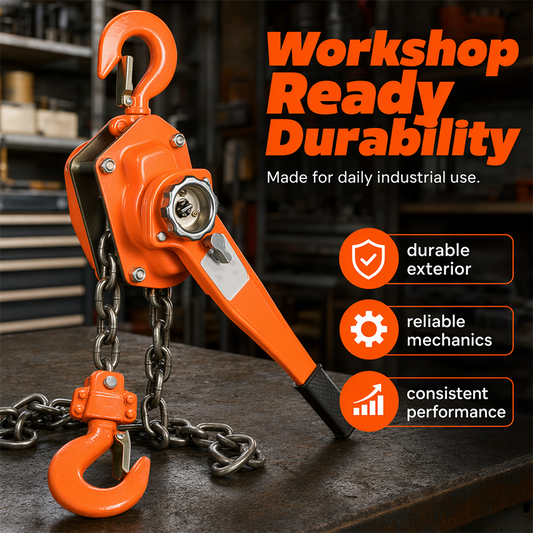 🔧 50% OFF NOW! ⏰ Heavy Duty Manual Chain Hoist – Durable steel & smooth lifting – Perfect for workshops, garages or construction – reliable and easy to use 🏗️✨