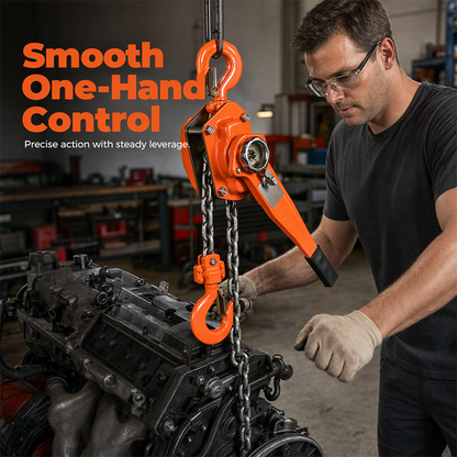 🔧 50% OFF NOW! ⏰ Heavy Duty Manual Chain Hoist – Durable steel & smooth lifting – Perfect for workshops, garages or construction – reliable and easy to use 🏗️✨