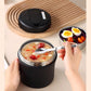 ⏳Time-Limited Special⏰Vacuum Insulated Food Jar with Folding Spoon – Keeps hot/cold for 12h – Leak-proof & portable – perfect for lunch, travel or office 🥄🌿✨