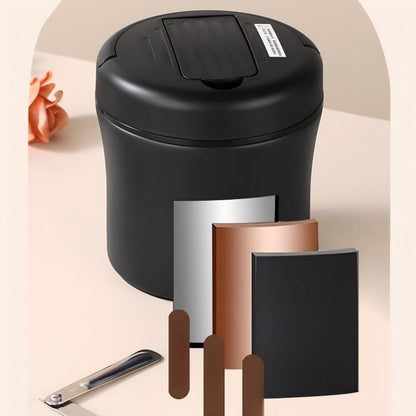 ⏳Time-Limited Special⏰Vacuum Insulated Food Jar with Folding Spoon – Keeps hot/cold for 12h – Leak-proof & portable – perfect for lunch, travel or office 🥄🌿✨