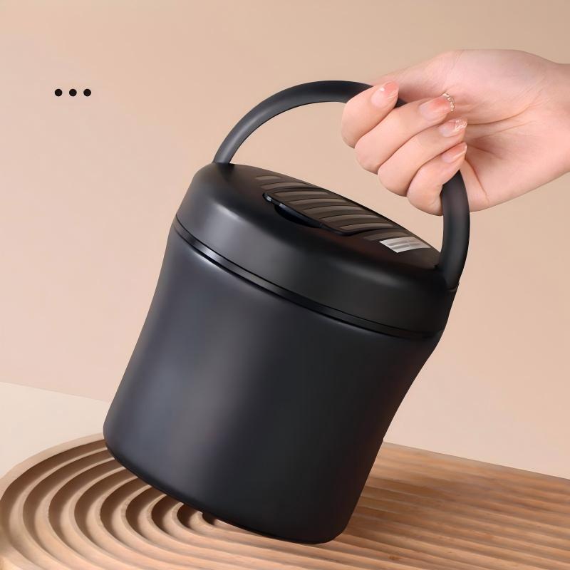 ⏳Time-Limited Special⏰Vacuum Insulated Food Jar with Folding Spoon – Keeps hot/cold for 12h – Leak-proof & portable – perfect for lunch, travel or office 🥄🌿✨