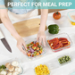 🔥50% OFF NOW♻️Glass Food Storage Containers with Airtight Lids‑Eco‑Friendly Reusable Food Jars for Meal Prep & Fridge Organization