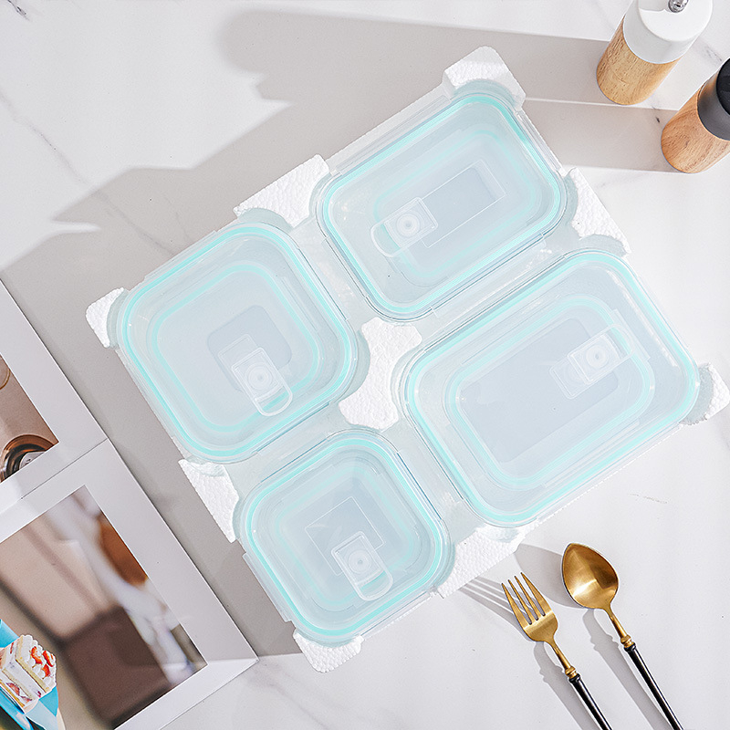 🔥50% OFF NOW♻️Glass Food Storage Containers with Airtight Lids‑Eco‑Friendly Reusable Food Jars for Meal Prep & Fridge Organization