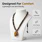 🔥50% OFF NOW🦁Men's Natural Tiger's‑Eye Beaded Necklace‑Stylish Energy Healing Stone Jewelry for Daily & Gift‑Giving
