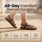 🔥50% OFF NOW🌊Men Roman‑Style Sandals‑Soft‑Sole Summer Casual Beach‑Walking Shoes