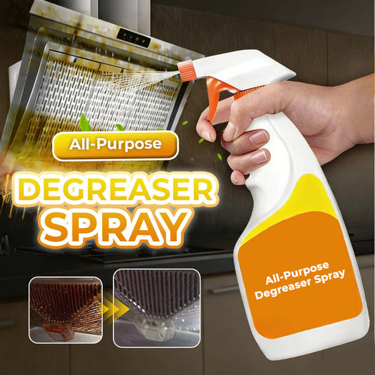 🔥50% OFF NOW🧴Heavy‑Duty Degreaser Spray‑Fast‑Acting Oil & Grease Remover for Kitchen, Garage and Car Surfaces