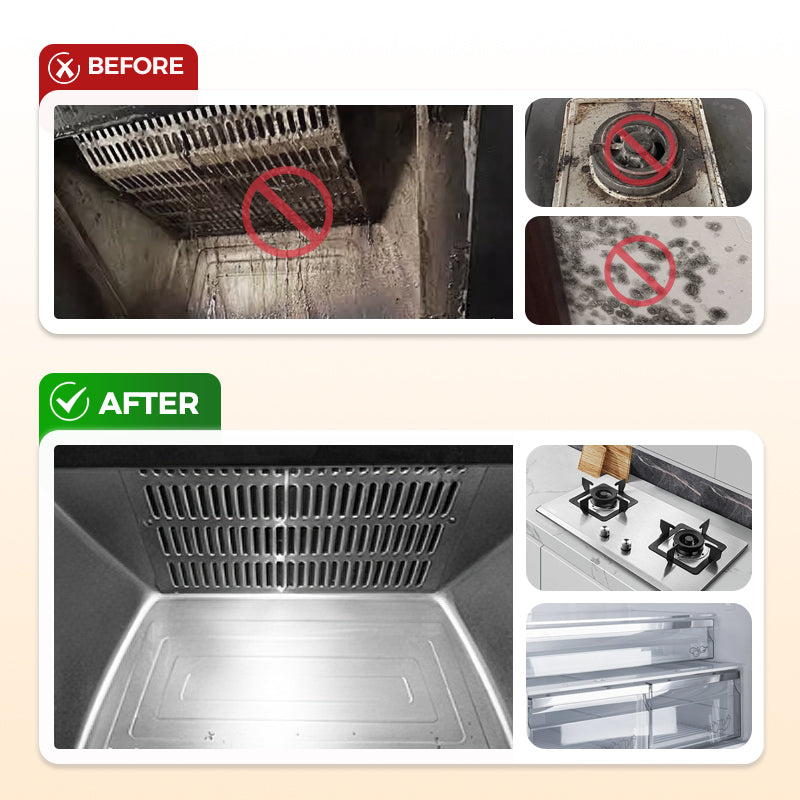 🔥50% OFF NOW🧴Heavy‑Duty Degreaser Spray‑Fast‑Acting Oil & Grease Remover for Kitchen, Garage and Car Surfaces