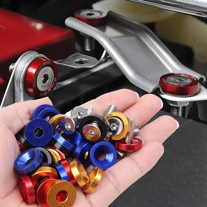 🔥50%‑OFF NOW🔩10‑Pcs Automotive Universal Screw Spacers‑Heavy‑Duty Mount Spacers for Vehicle Installation & Repair
