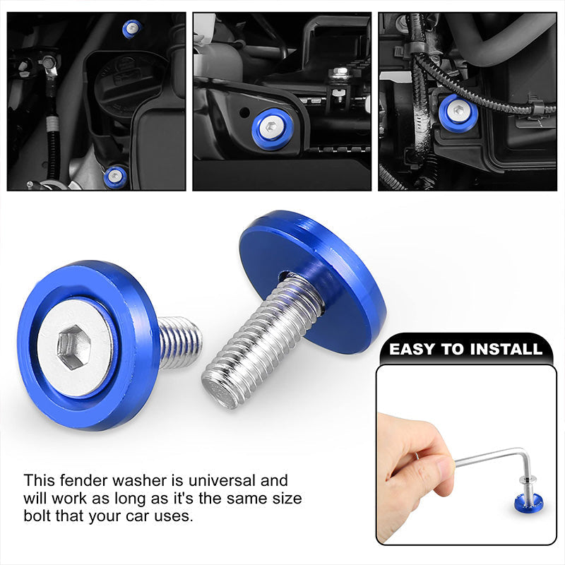 🔥50%‑OFF NOW🔩10‑Pcs Automotive Universal Screw Spacers‑Heavy‑Duty Mount Spacers for Vehicle Installation & Repair