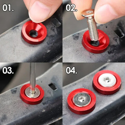 🔥50%‑OFF NOW🔩10‑Pcs Automotive Universal Screw Spacers‑Heavy‑Duty Mount Spacers for Vehicle Installation & Repair