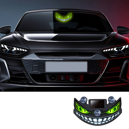 👹 2026 Sale — Over 14,000 Sold! ☀️ Solar Devil Eye LED Car Warning Light – Smart & Auto-Activated 🚗