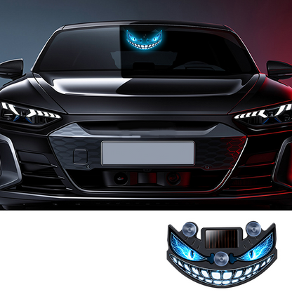👹 2026 Sale — Over 14,000 Sold! ☀️ Solar Devil Eye LED Car Warning Light – Smart & Auto-Activated 🚗