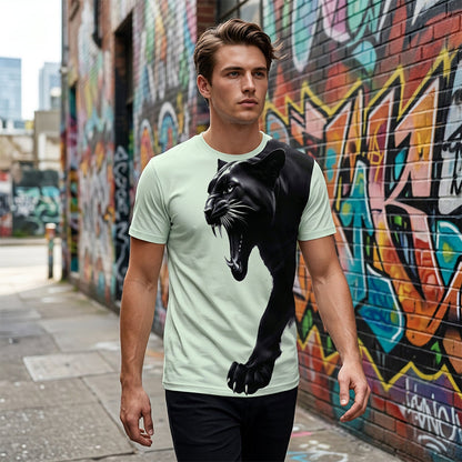 Men's Breathable Graphic Printed T-Shirt