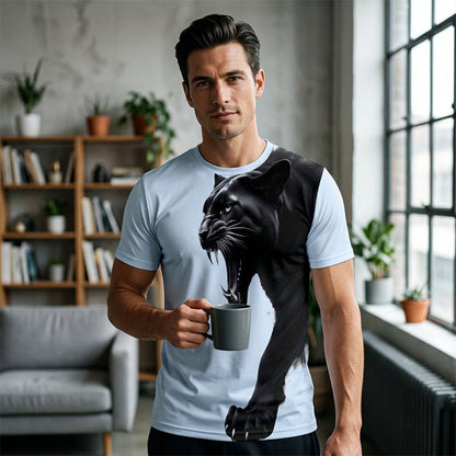 Men's Breathable Graphic Printed T-Shirt