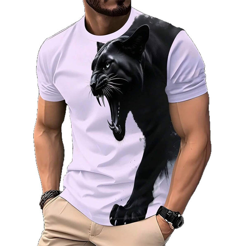Men's Breathable Graphic Printed T-Shirt