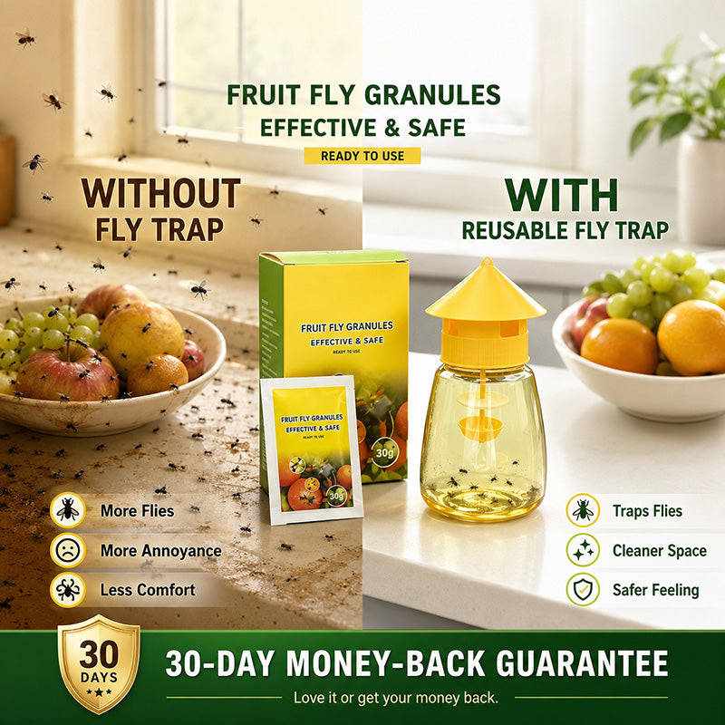 ⏰🔥LIMITED TIME 50% OFF!🔥50K+ SOLD! Indoor and Outdoor Hanging Fly Trap