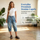 🔥50% OFF NOW👖Women’s Vintage Capri Denim Jeans, Cropped Stretch Denim Capris for Summer Daily Outfit