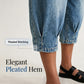 🔥50% OFF NOW👖Women’s Vintage Capri Denim Jeans, Cropped Stretch Denim Capris for Summer Daily Outfit