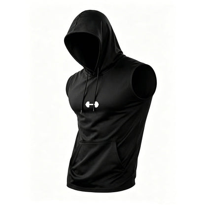 🎉 LIMITED TIME 50% OFF! 💪 Men's Athletic Sleeveless Hoodie Vest – Maximum Mobility & Lightweight Breathable Fabric 🏋️