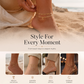 🔥50% OFF NOW✨Dainty Layered Gold Initial Anklets Custom Letter Ankle Bracelets Women Summer Jewelry