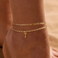 🔥50% OFF NOW✨Dainty Layered Gold Initial Anklets Custom Letter Ankle Bracelets Women Summer Jewelry