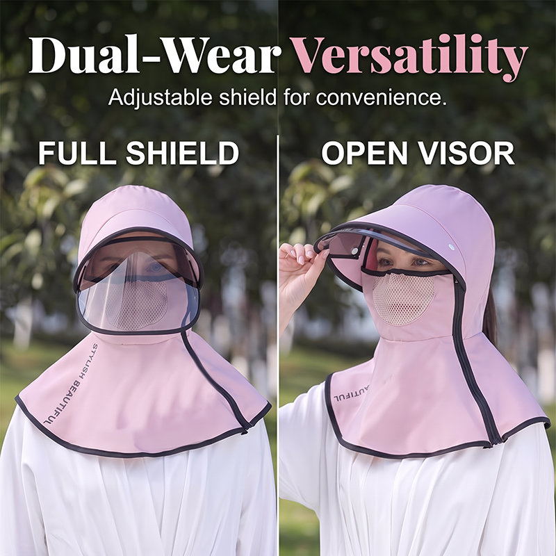 🎉 50% OFF! 🚴‍♀️ Viral Cycling Sun Hat – Full Shield, Zero Fog ✨