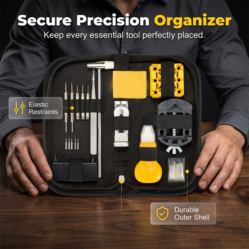 Complete 72-Piece Watch Repair Kit