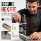 High-Speed Steel Damaged Screw Extractor Set