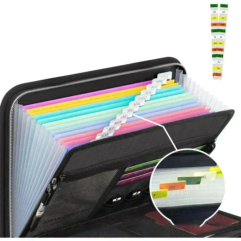 🎉 2026 Sale — Over 21,000 Sold! 💞 Fireproof Accordion File Folder – Ultimate Document Security 🌸