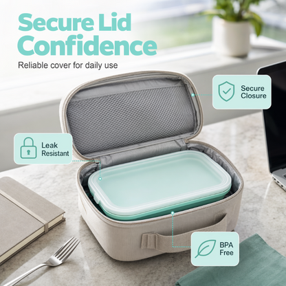 🍱 Finally, a lunch box that doesn't leak, weigh you down, or poison you with chemicals. Lightweight, BPA-free, dishwasher-safe. Lunch game = upgraded. 😎