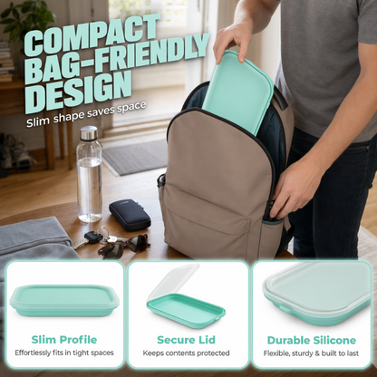 🍱 Finally, a lunch box that doesn't leak, weigh you down, or poison you with chemicals. Lightweight, BPA-free, dishwasher-safe. Lunch game = upgraded. 😎