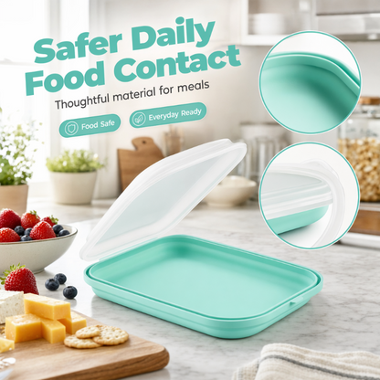 🍱 Finally, a lunch box that doesn't leak, weigh you down, or poison you with chemicals. Lightweight, BPA-free, dishwasher-safe. Lunch game = upgraded. 😎