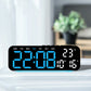 LED Display Digital Alarm Clock with Date Temp Weekday