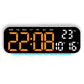 LED Display Digital Alarm Clock with Date Temp Weekday