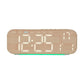 LED Display Digital Alarm Clock with Date Temp Weekday