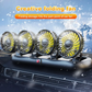 4-Head Car Cooling Fan with 360 Degree Rotation