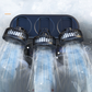 4-Head Car Cooling Fan with 360 Degree Rotation