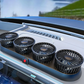 4-Head Car Cooling Fan with 360 Degree Rotation