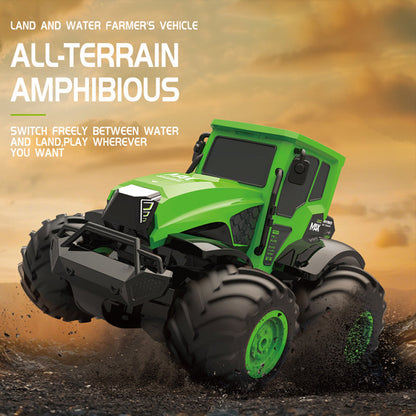 Amphibious All Terrain RC Tractor Toy Car