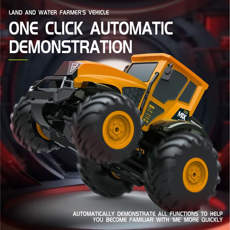 Amphibious All Terrain RC Tractor Toy Car