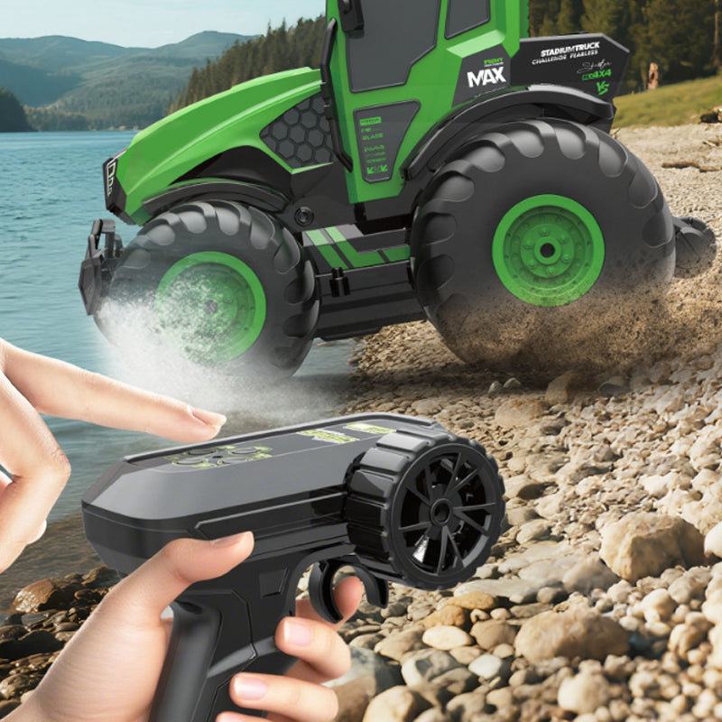 Amphibious All Terrain RC Tractor Toy Car