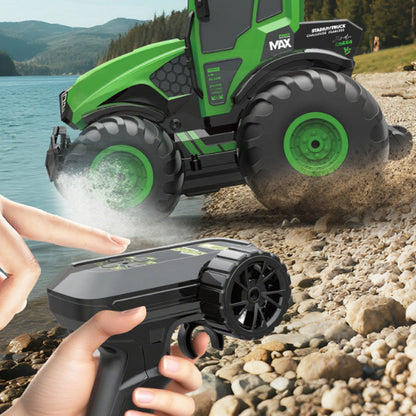 Amphibious All Terrain RC Tractor Toy Car